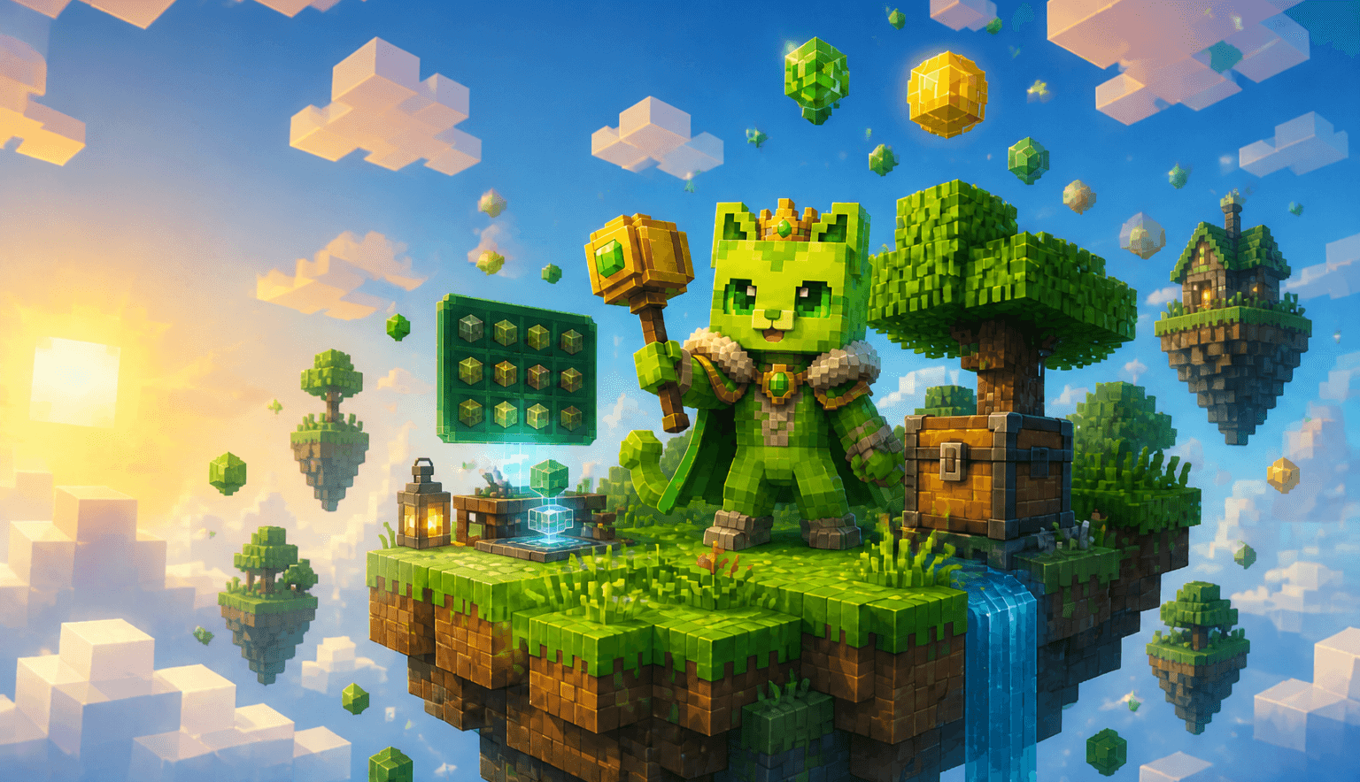 Refreshed spawn hub on LuckySurvival