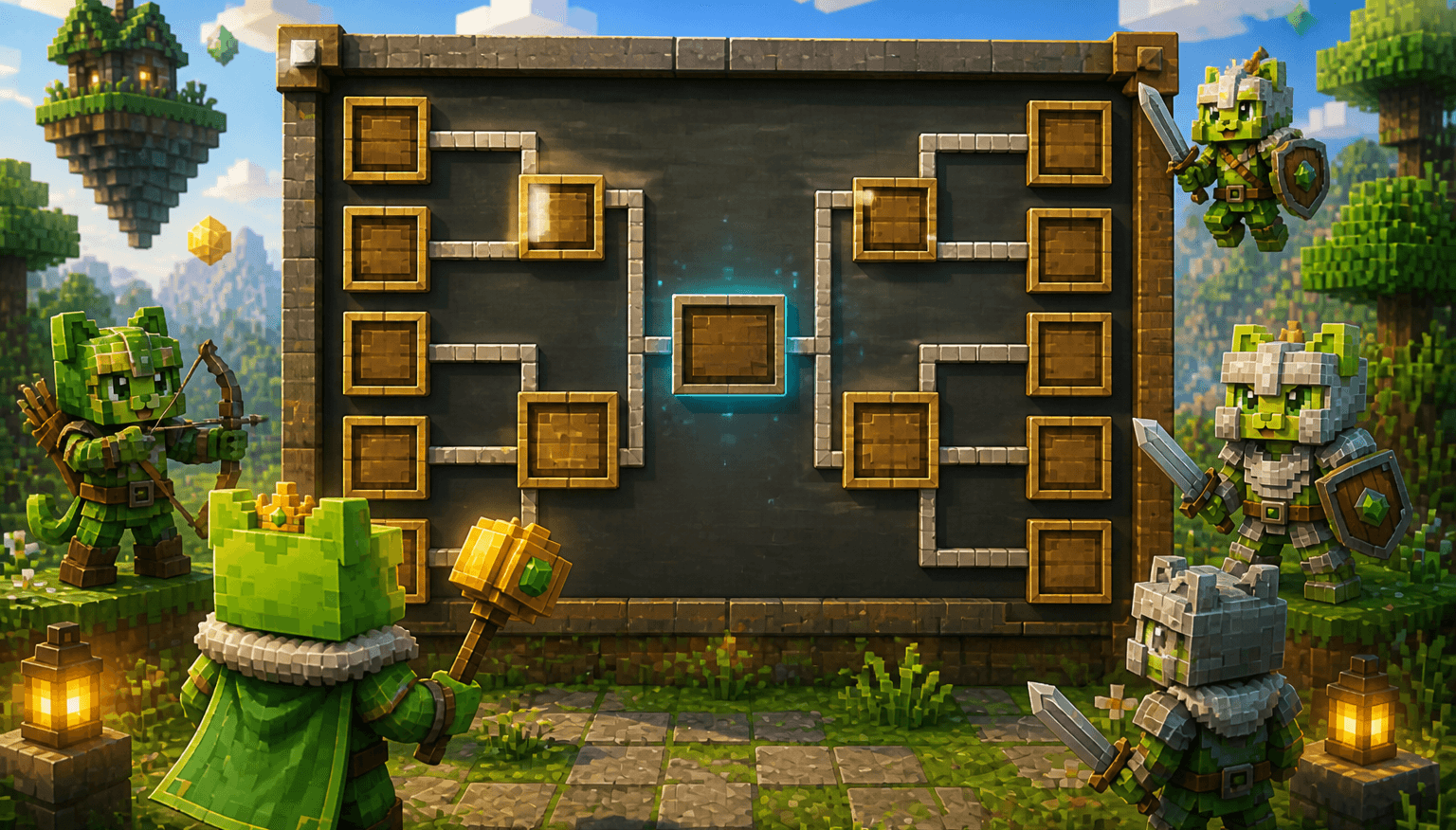 Tournament bracket interface