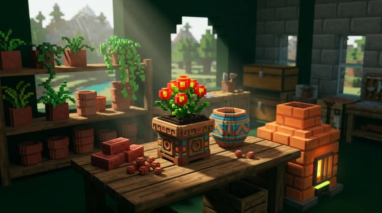 How Do I Make a Flower Pot in Minecraft? Easy Recipe