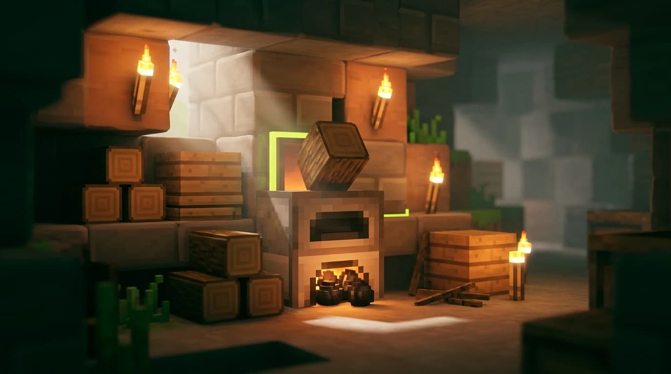 How Make Charcoal Minecraft: The Complete Furnace Guide