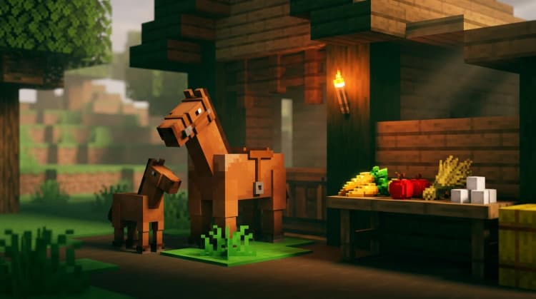 What Does a Horse Eat in Minecraft? Complete Food Guide