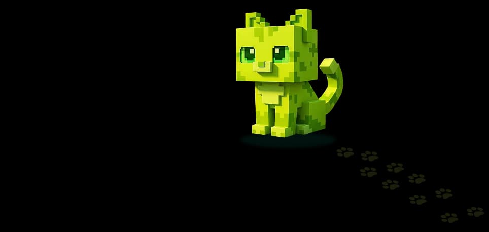 Minecraft cat